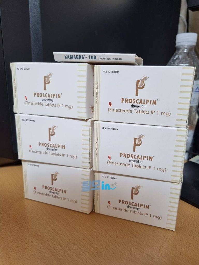 프로스칼핀 600정 photo review