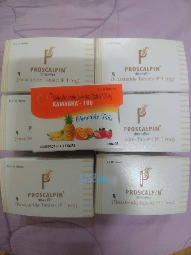 프로스칼핀 600정 photo review